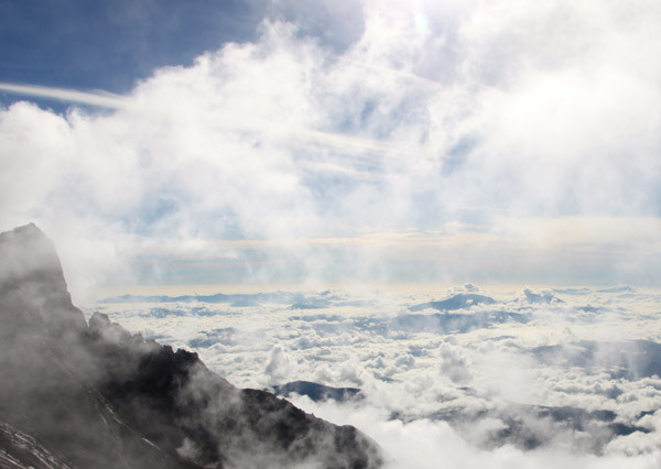 Clouds on Mount Kinabalu